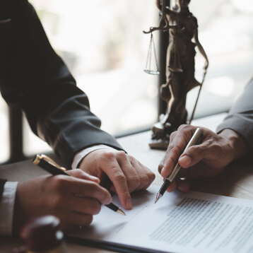 attorney advising a client